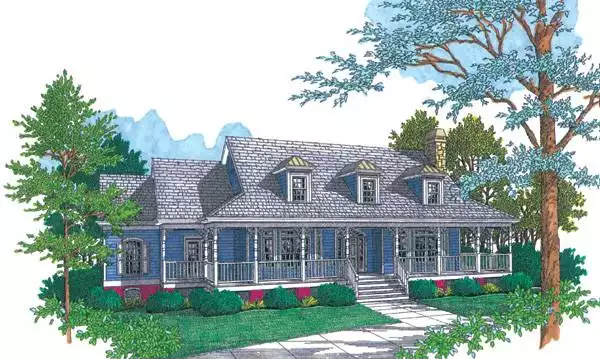 image of southern house plan 7752