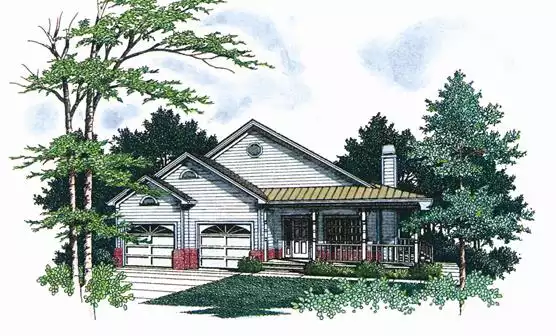 image of bungalow house plan 3561
