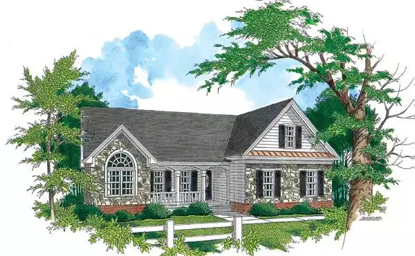 image of southern house plan 7740