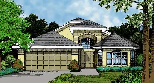 image of contemporary house plan 3958