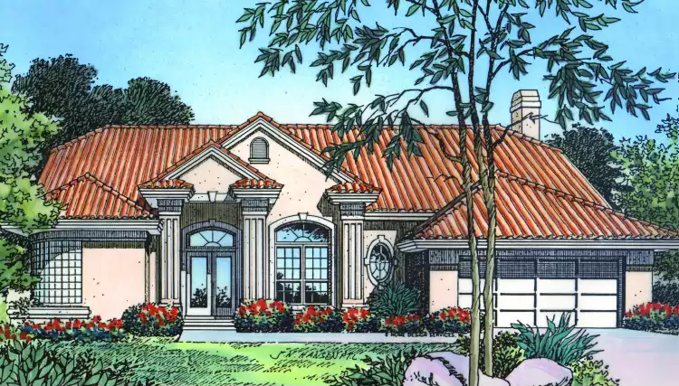 image of contemporary house plan 4181