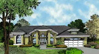 image of contemporary house plan 4090
