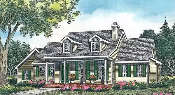 image of cape cod house plan 4175