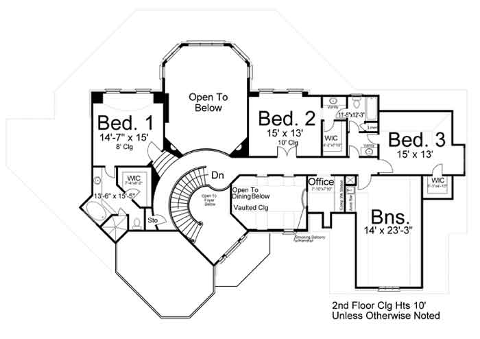 floor plan all images copyrighted by designer 2nd floor plan
