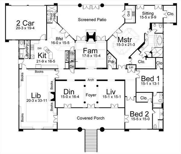Willow Creek 8043 3 Bedrooms and 3 Baths The House Designers