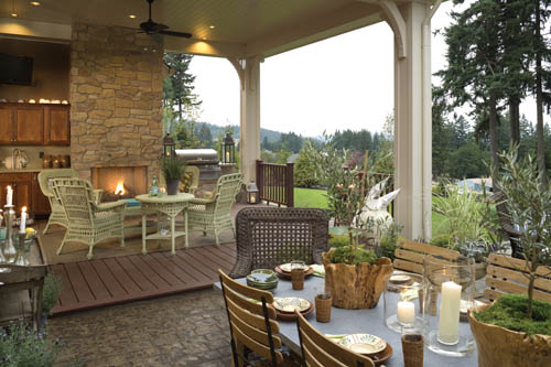 Outdoor Living Space | The House Designers Blog