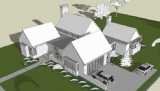 Front Rendering image of Saxon House Plan