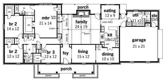 Godfrey Court2700 3597 4 Bedrooms and 2 Baths The