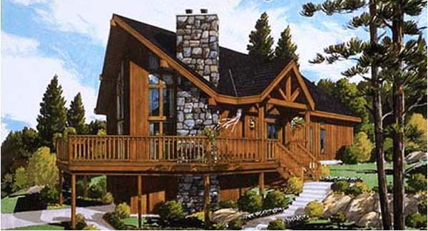 image of Eye-catching vacation home House Plan