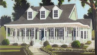image of Wrap-Around Farmhouse House Plan