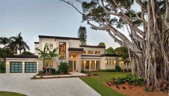Contemporary Florida Home with Stunning Windows