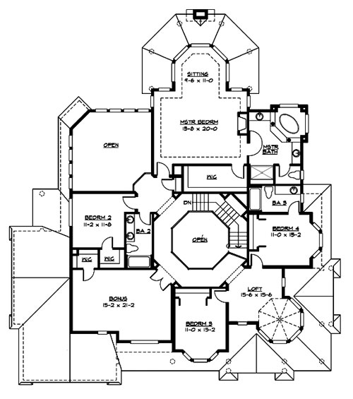 Victoria House Plan 3225 - 4 Bedrooms and 3.5 Baths | The House 