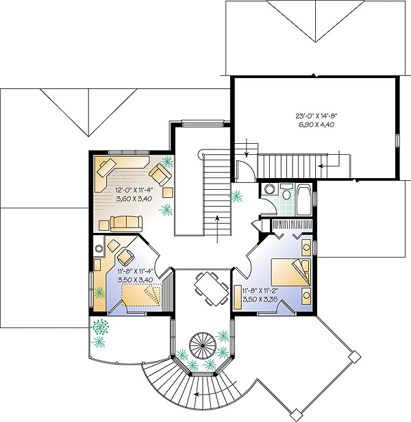 Second level image of The Wind Song 1 House Plan