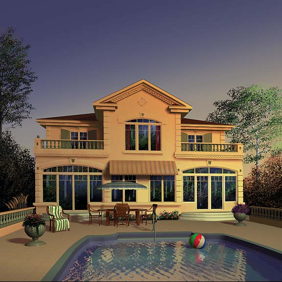 Grandparents' suite in twostory home