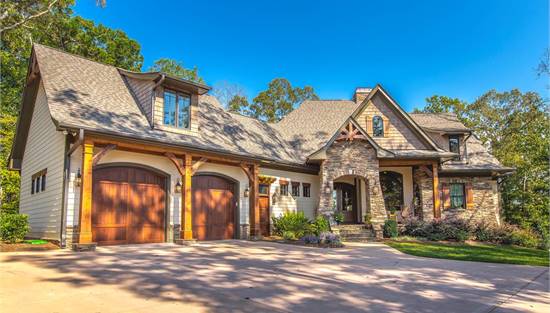 Craftsman Style Home with Gorgeous Front Covered Entry