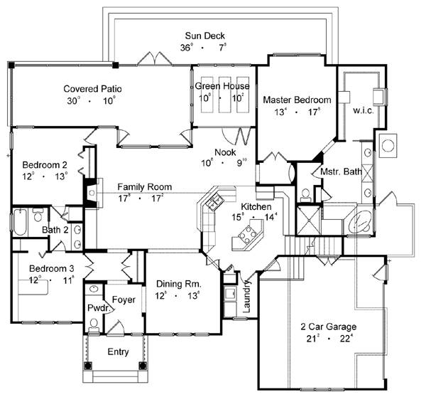 country onestory house plan