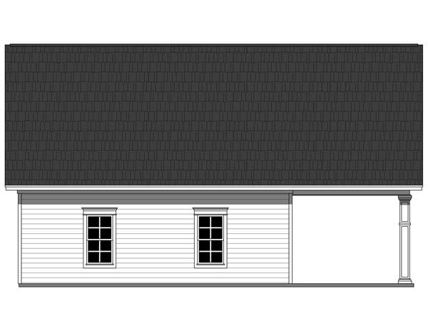 Rear Elevation image of The Matilda House Plan