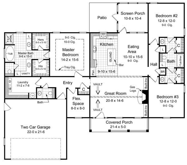 The Winchester 5744 3 Bedrooms and 2 Baths The House