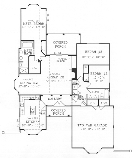 shape House Floor Plans http://www.thehousedesigners.com/plan ...