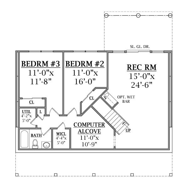 Small House Floor Plans With Walkout Basement