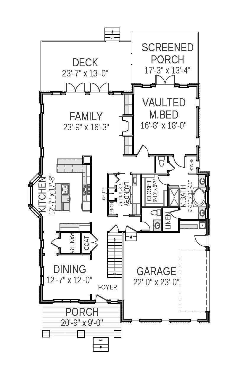 Adams Farm 9023 3 Bedrooms and 2 Baths The House Designers