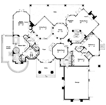 Floor Plans on First Floor Plan