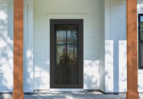 A Beautiful Entry with a Built-In Storm Door