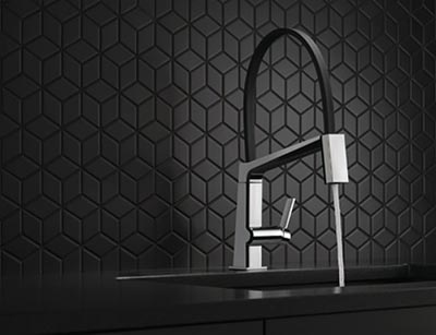 A Dynamic Faucet with Strong Clean Lines