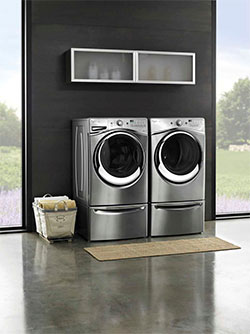 Whirlpool® 4.3 cu. ft. Duet® Steam Front Load Washer and Dryer