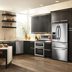 KitchenAid® 24 Cu. Ft. Standard-Depth Four Door French Door Refrigerator