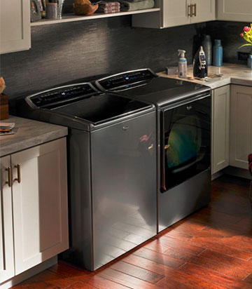 8. A Smart Washer and Dryer Set