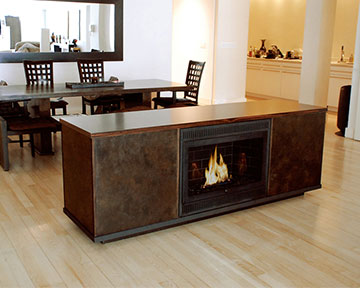 9. An Eco-Friendly Ventless Fireplace