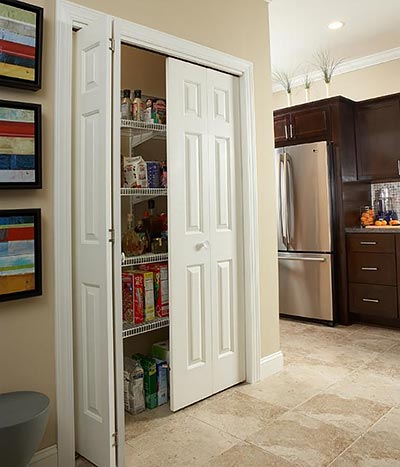 Smooth Gliding Hardware for Folding Pantry Doors