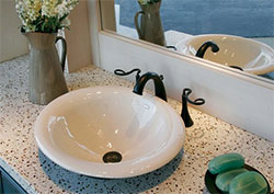 6. A Beautiful and Responsibly Designed Vanity Countertop