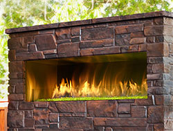 9. A Magnificent Outdoor Fireplace
