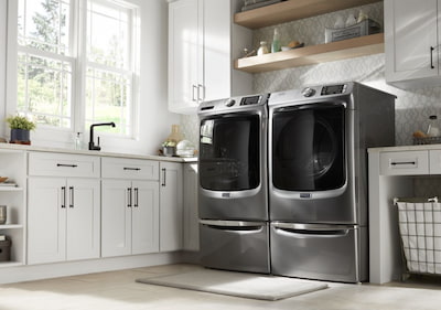 Maytag Front Load Washer with Extra Power and 16-Hour Fresh Hold Option