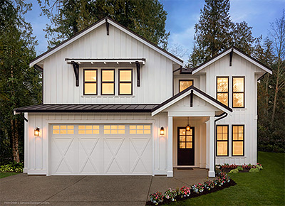 Choosing A Garage Door Color For Your Home, Garage Door Colors For Beige House