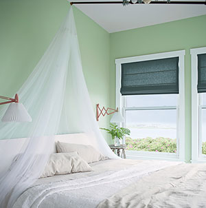 Benjamin Moore Palladian Blue Bedroom