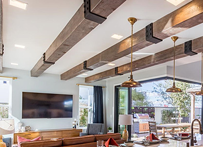How To Design With Overhead Beams The House Designers