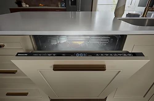 KitchenAid 39 dBA Panel-Ready Flush-to-Cabinet Dishwasher with FreeFlex Fit Third Level Rack