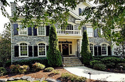 THD-9473 Bostonian House Plan for Narrow Lots