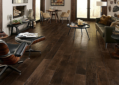 Avella Ultra Smoked Whiskey Oak Porcelain Tile