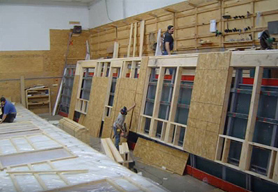 House Panels Pre-Constructed at the Factory