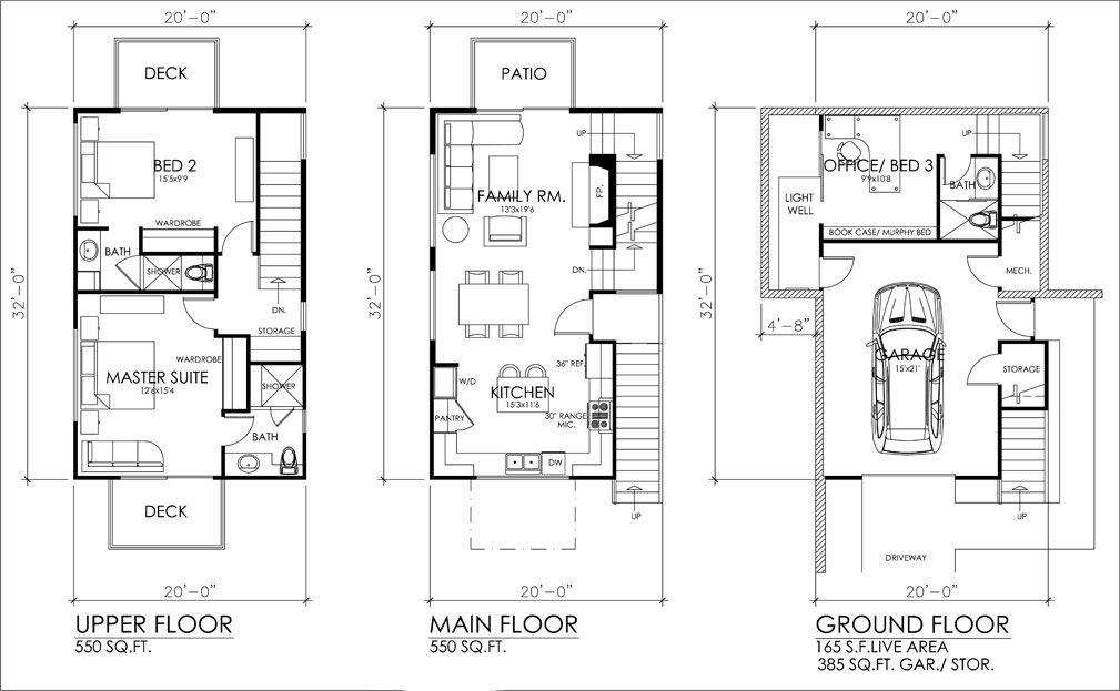 Modern, Affordable 3Story House Plan Designs! The House