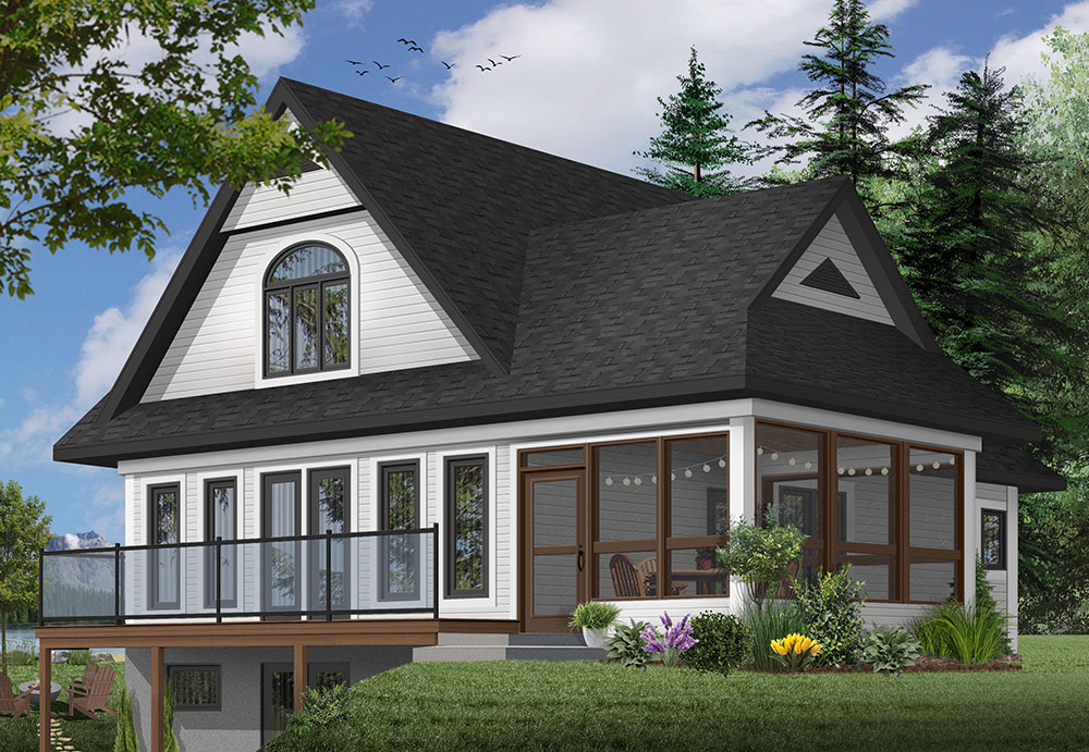 Affordable Lake Homes Worthy Of A Water, Lakefront Bungalow House Plans