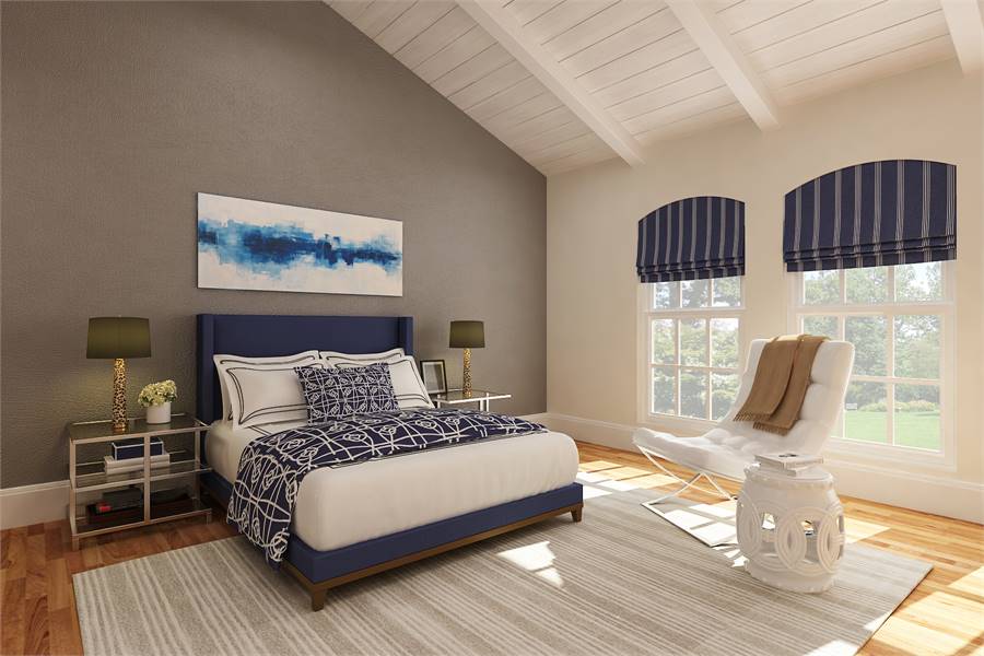 Master Bedroom Floor Plan - House Plan 4315 - Brookside