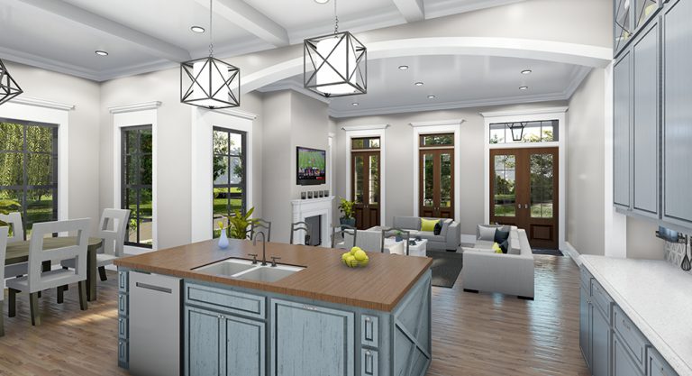 10 Great Room Floor Plans With Amazing Photos The House Designers