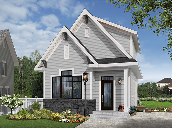 House Plan 9696: Tiny House Plans with 2 Bedrooms