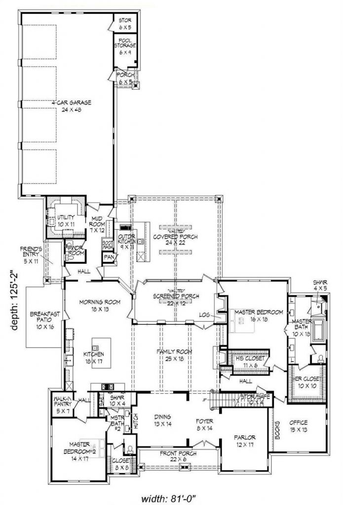 House Plan 75160 Southern Style With