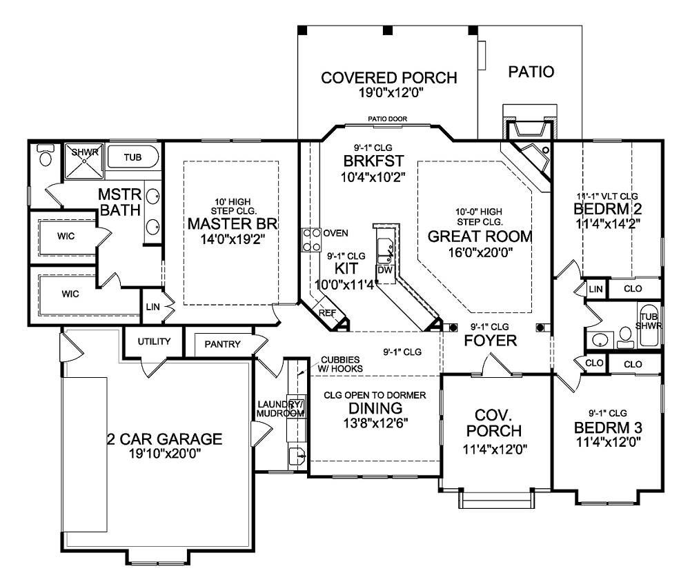 Villa Master Suite Plan 586 | Mill Creek Custom Homes